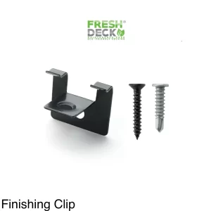 ***FREE With Decking Orders*** Finishing Clip - Stainless Steel Clips And Screws Powder Coated In Black $99 plus gst